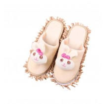 Rabbit Lazy Wipe Slippers Floor Slippery Soles Removable Shoe Cleaning Slippers