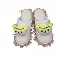 Cotton Slippers Lazy Wipe Slippers Floor Slippery Soles  Shoe Cleaning Slippers