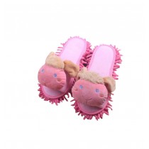 Pink Sheep Lazy Wipe Floor Slippers Clean Shoes Cleaning Slippers Cotton Slipper