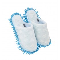 Cleaning Brushes Floor Cleaning Cleaning Slippers,Foot Length 24 CM,Light Blue