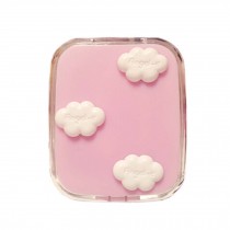 Style and Creative Clouds Contact Lenses Case Nursing Holder, Random Color