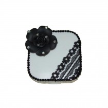 [BLACK ROSE Lace] Special DIY Contact Lenses Box Case/Holders Container