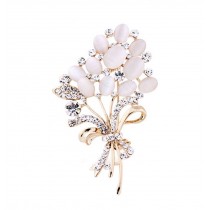 Women Gifts Fashion Plants Flowers Brooch Pin Clothing Accessories D