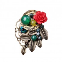 Beautiful Overcoat Scarf Brooches Pins National Style Clothing Accessories