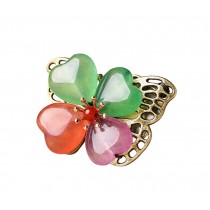 Retro Four-leaf Clover Shaped Brooch Pin Clothing Accessories Decorations