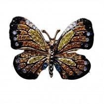 Vintage Jewelry Brooches Rhinestone Breastpin Butterfly Brooches Fashion Accesso