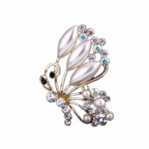 2 Pieces Of Beautiful Brooch Golden Butterfly Brooch Clothes Accessories