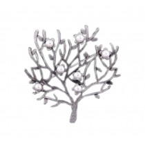 2 Pieces Of Creative Brooch Beads Tree Brooch Clothes Accessories