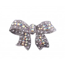 2 Pieces Of Elegant Brooch Diamond Bow Brooch Clothes Accessories