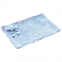 [Blue Elephant] Bath Rugs Doormat, 56 x 34 cm/22 x 13.3 inches