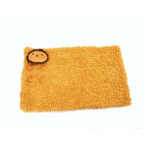[Brown Lion] Bath Rugs (56 by 36 cm)
