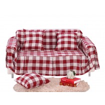 Simplicity Loveseat Furniture Protector Slipcover, RED Style (185*260cm)