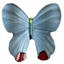 PANDA SUPERSTORE Set of 3 Butterfly Pattern Resin Kids/Adult Drawer Handles