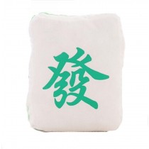 Sofa Bed Home Decor Pillow Cushion Funny Mahjong Pillow , Green