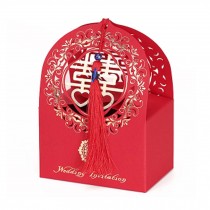 [O] Set of 10 Gift Decorative Boxes Chinese Style Wedding Candy Paper Boxes