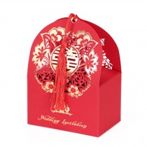 [Q] Set of 10 Gift Decorative Boxes Chinese Style Wedding Candy Paper Boxes