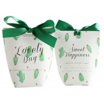 20pcs Party Wedding Candy Favor Box Birthday Party Gift Box Decoration, Cactus