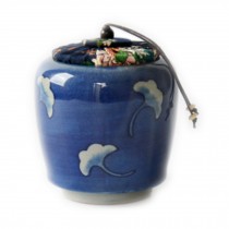 Creative Blue And White Porcelain Ceramic Tea Caddy Tea Container[C]