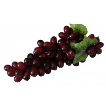 Set of 3 Realistic Artificial Fruit Kitchen Table Decoration Grape Purple 25cm