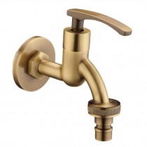 Antique Washing Machine Faucet Kitchen Faucet Wall Mounted Basin Tap Brass Single Cold Water Tap G 1/2" G 3/4"