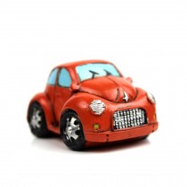 Creative Gifts Resinous Small Ornaments Vintage Car Model(Orange 6.5CM)