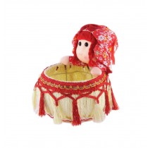 Creative Red Girl Doll Jewelry Storage Box / Jewelry Display Stand