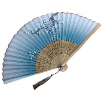 Silk Handheld Folding Fan Handheld Fan Aya Silk Folding Fan Chinese/Japanese