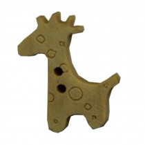 Set of 30 Creative Lovely Unique Giraffe Pattern Wooden Buttons Fashion Snaps