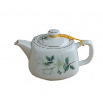 Chinese Ceramic Tea Pot Jasmine Teaware with Infuser 14 Oz