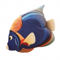 Sleeping Pillow Plush Toy Simulation Cushion Pillow Birthday Gifts [Blue Fish]