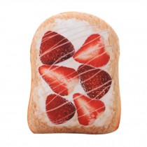 [Strawberry] Simulated Bread Pillow Fashion Toy Sleeping Pillow Cushion Gift