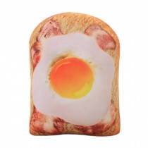 [Poached Egg] Simulated Bread Pillow Fashion Toy Sleeping Pillow Cushion Gift