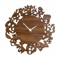 Living Room Decor Cute Animal Modern Wall Clocks Wood Wall Clocks 12"