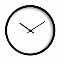 Black and White Simple Style Blank Wall Clock Modern Wall Clock Home Decor 12"