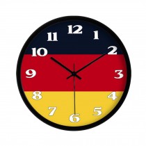 Flag of Germany Wall Clock German Flag Wall Clock Modern Home Decor 12"