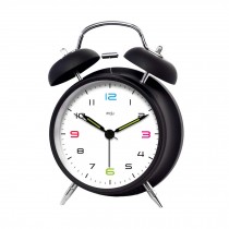 Twin Bell Alarm Clock Silent Non Ticking Loud Alarm Clock Analog Alarm Clock