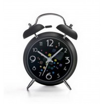 Alarm Clock With Nightlight And Loud Alarm (Black)