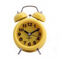 Creative Small Night-light Alarm Clock with Loud Alarm(Rotundity,Orange)