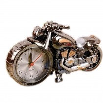Original Two-tone Black Motorcycle Clock  Bedside Alarm Clock Desktop Clock