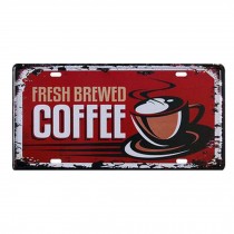 Tin Sign For Cafe Bar Retro Style Home Decoration Fashion Auto License Plate Tag
