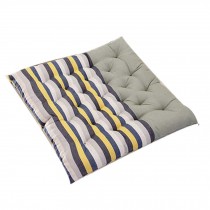 Comfortable Stripe Pattern Soft Cotton Cushion Mat Chair Pad