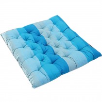 Stripe Pattern Fashion Soft Cotton Mat Cushion-Blue