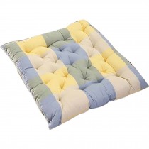 Multicolor Stripe Pattern Soft Cotton Mat Cushion