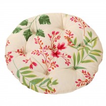 Flower - 40cm Cotton Chair Pad Futon Cushion Floor Round Seat Cushion Tatami