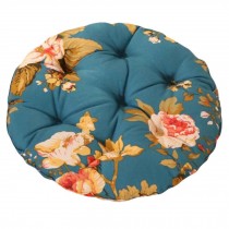Peony - 40cm Cotton Chair Pad Futon Cushion Floor Round Seat Cushion Tatami