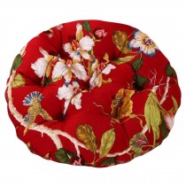 Red Birds - 40cm Cotton Chair Pad Futon Cushion Floor Round Seat Cushion Tatami