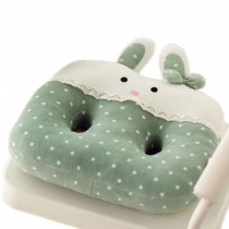 Cute Cartoon Chair Pad Thicker Buttock Protectors Cushion, Green Dot Rabbit