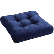Pure Color Office Chair Cushion Stool Chair Seat Cushion, Blue