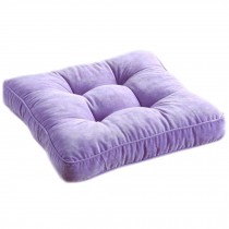 Pure Color Office Chair Cushion Stool Chair Seat Cushion, Purple