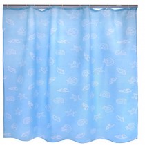 Shell Pattern Bathroom Shower Thick Waterproof  Curtain(Multicolor)